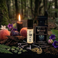 HAKATE Dark Ritual Perfume Crossroads Ritual Oil Dark Peach and Plum Peony Violet Leather and Deep Patchouli | Shadow Work Velvet Scent