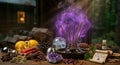 Hand Dipped Incense Sticks Amethyst Aura Black Currant & Tobacco Bark, Wood Smoke Fragrance Ritual Incense
