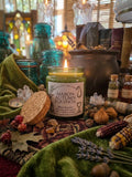 Mabon Autumn Equinox Soy Candle | Apple, Clove & Amber Crisp Fall Ritual Candle