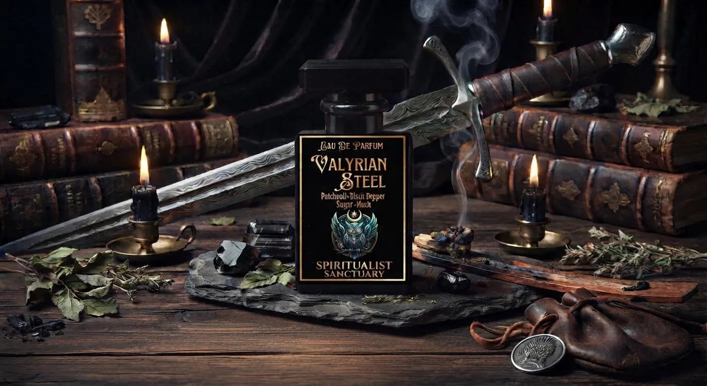 Ritual Cologne "Valyrian Steel"  Eau De Parfum Spicy Patchouli and Black Pepper Witchy Fragrance Manifestation & Protection Oil