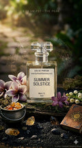 Ritual Perfume Summer Solstice Perfume • Tropical Gothic & Witchy Apothecary Aesthetic • Sun-Warmed Coconut, Amber, and Driftwood
