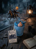 The Headless Horseman Halloween Candle – Clove, Patchouli, Tobacco, Cedarwood & Oud Scented – For Courage, Facing Fears Ritual Candle. Sleep Hallow Theme Candle Heqadless Horseman Halloween Candle