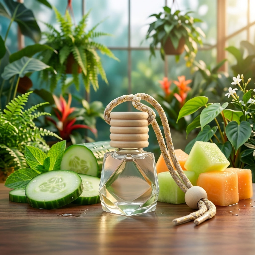 Upgrade your ride with our hanging diffusers, the ultimate car air fresheners infused with pure essential oil to bring you that iconic, refreshing cucumber melon scent.