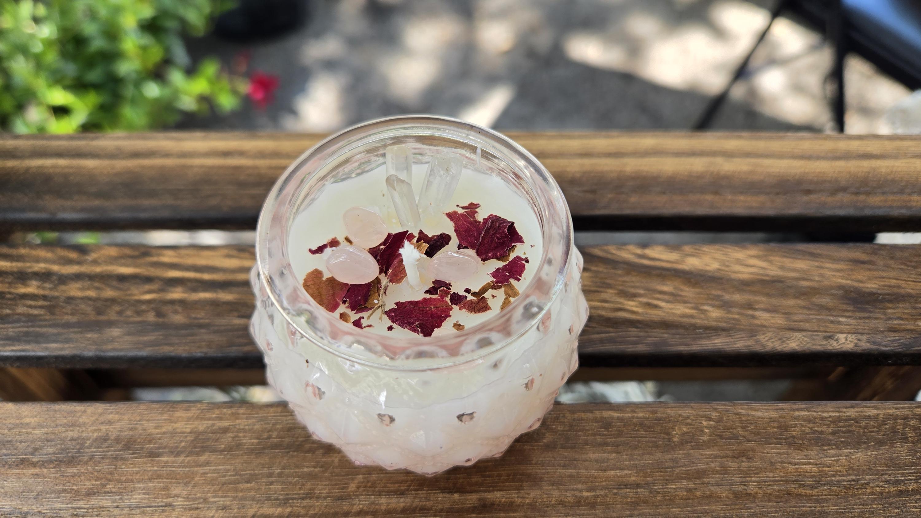 Customized Reiki-Infused Intention Ritual Candle Solid Perfume Soy Wax Energy Healing Candle Lotion Candle