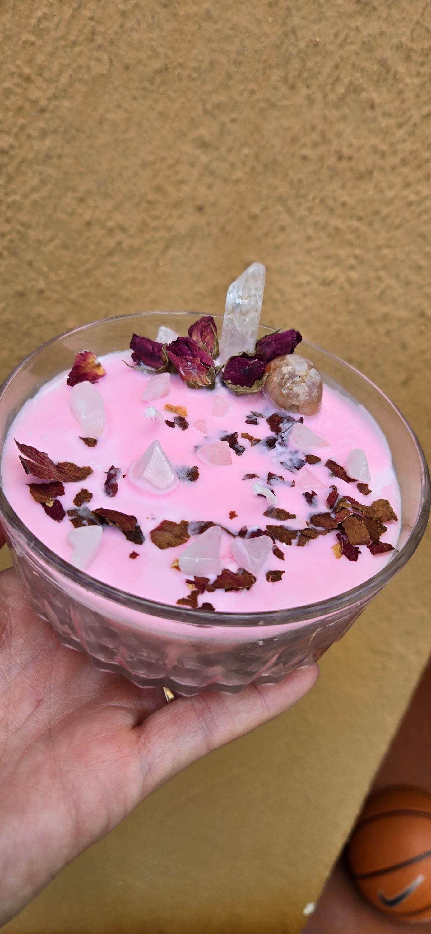 Customized Reiki-Infused Intention Ritual Candle Solid Perfume Soy Wax Energy Healing Candle Lotion Candle