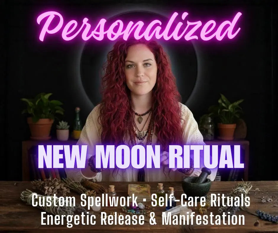 Intuitively Personalized New Moon Ritual Custom New Moon Intentions, Spiritual Guidance & Manifestation Ritual