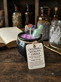 Hocus Pocus Inspired Cauldron of Vitality Ritual Candle | Energy Boost & Self-Care