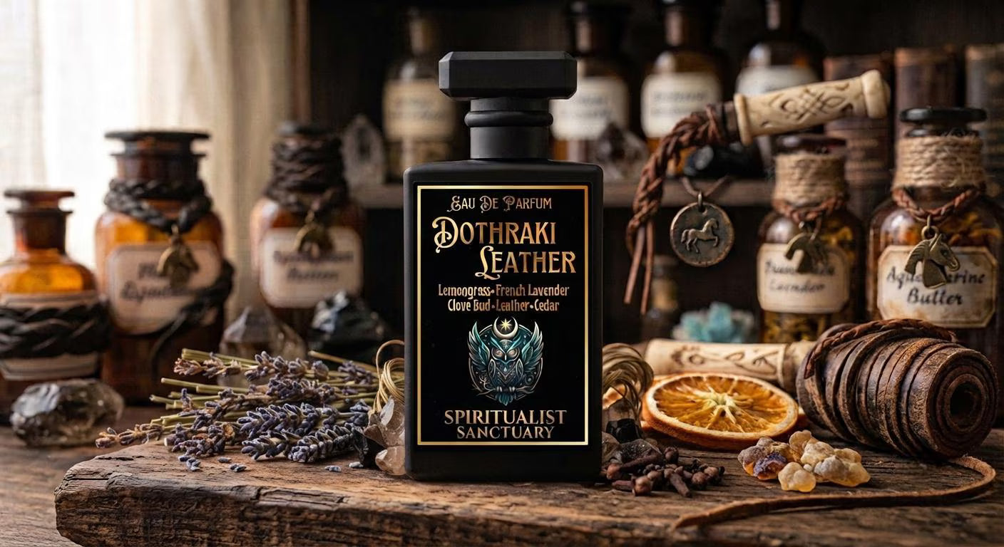 Dothraki Leather | Ritual Scent for Grounding & Inner Strength