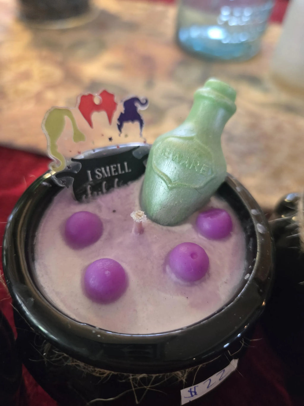Hocus Pocus Inspired Cauldron of Vitality Ritual Candle | Energy Boost & Self-Care