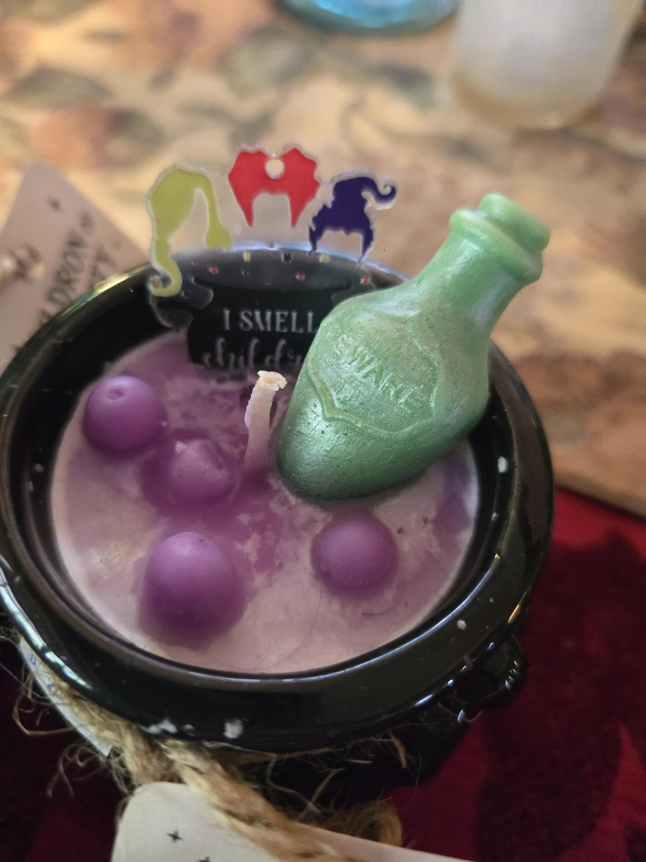 Hocus Pocus Inspired Cauldron of Vitality Ritual Candle | Energy Boost & Self-Care