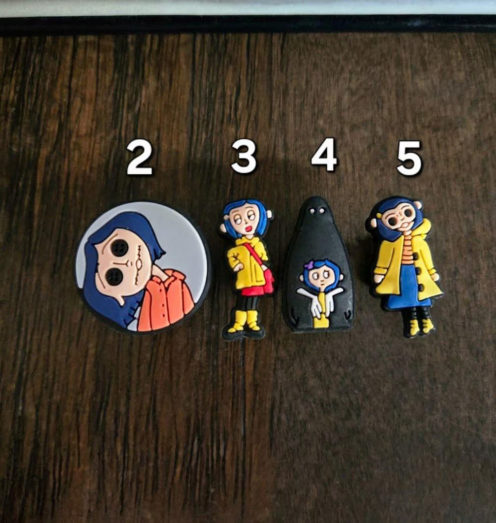 Coraline Movie Theme Soy Candle Shadow Work Intentional Candle Coraline Button Candle