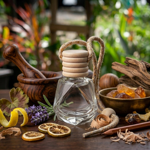 Black Teakwood masculine fragrance, car diffuser, luxury car air freshener, and woody fragrance notes.