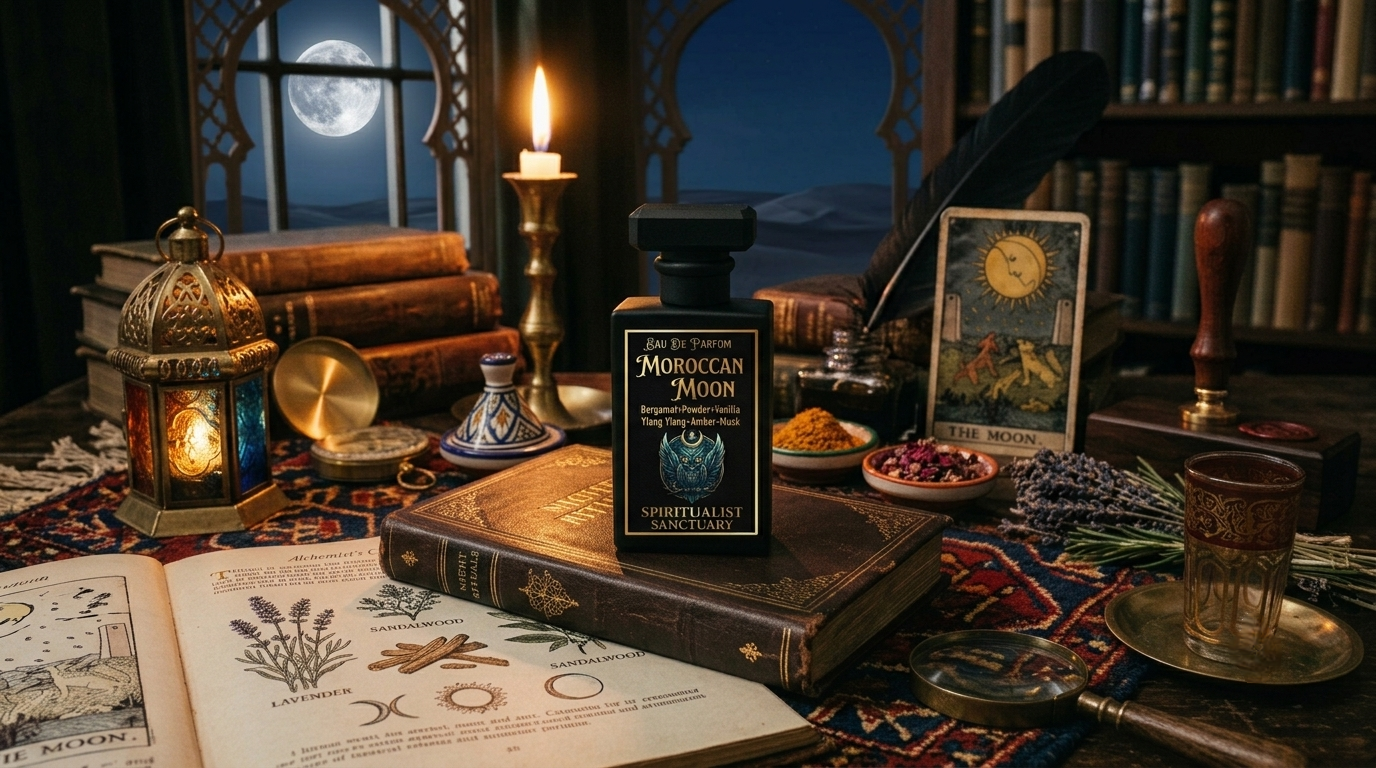 Moroccan Moon Amber & Musk Eau De Parfum Cashmere, Lavender, and Sandalwood Ritual Perfume