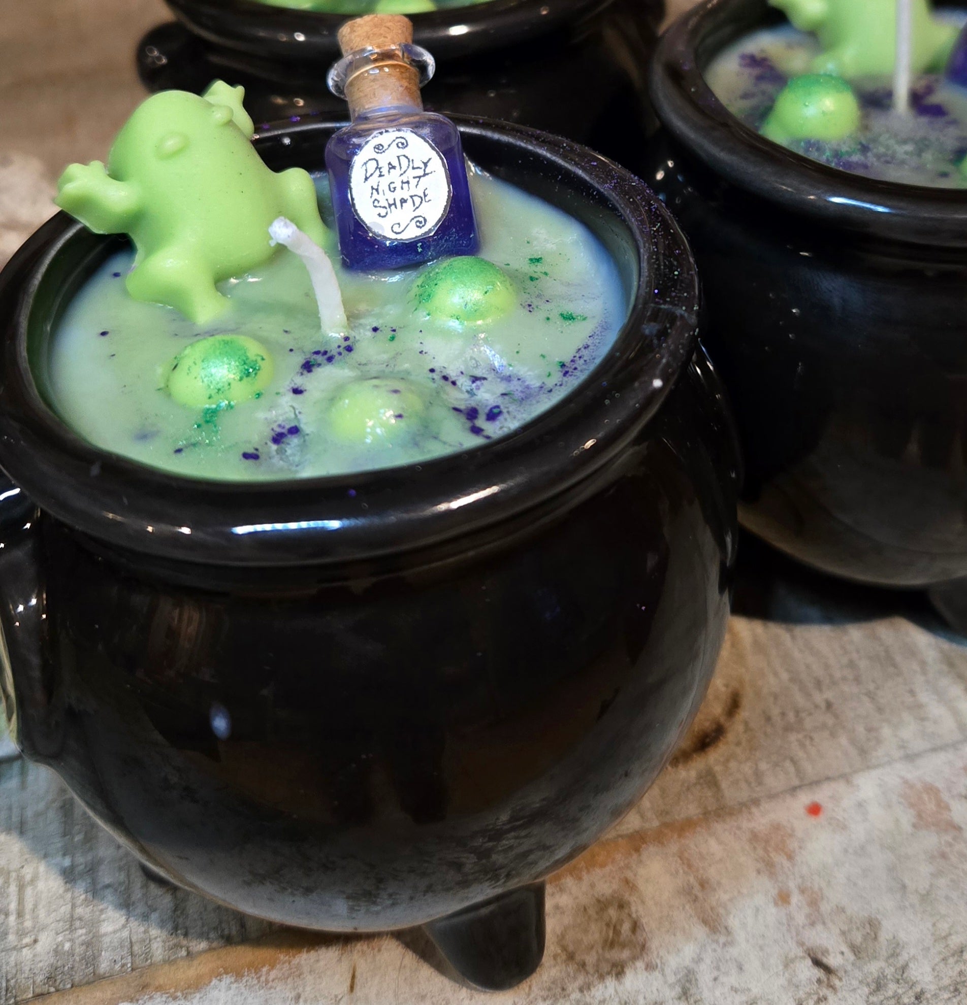 Sally’s Brew of Truth & Release Cauldron Candle | Shadow Work & Cord Cutting Intentional Soy Candle
